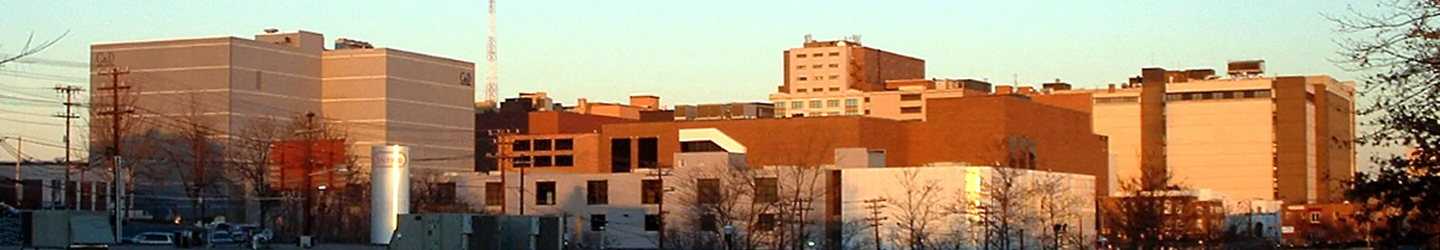 Downtown from the southwest