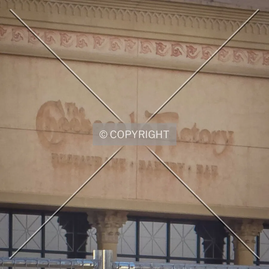 Cheesecake Factory labelscar; October 29, 2024