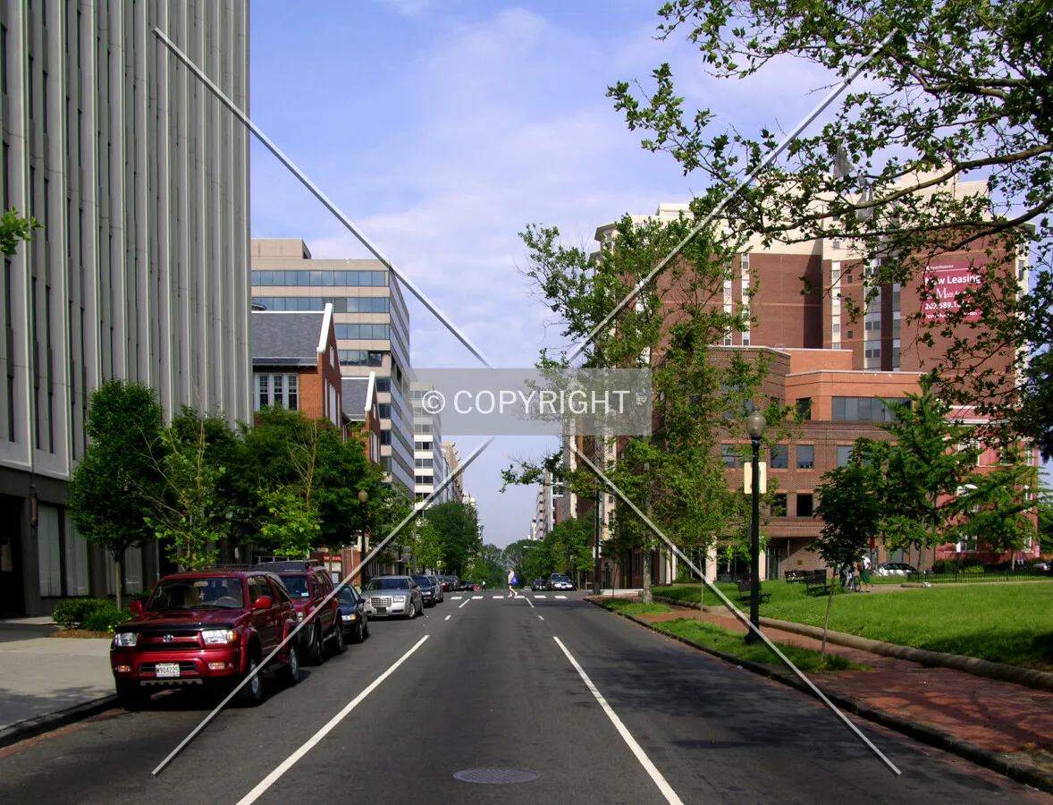 From 11th Street looking east