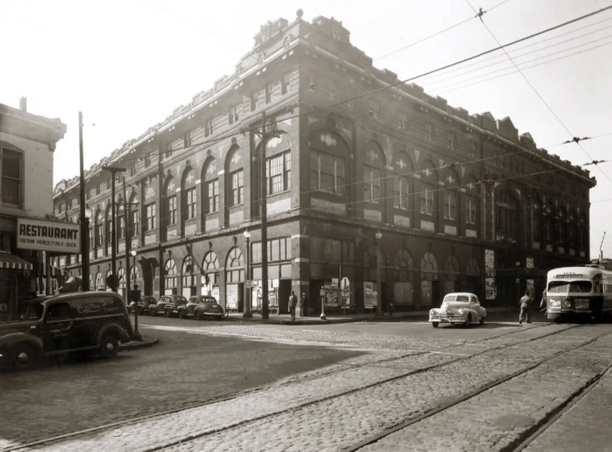 Vintage view from the northeast