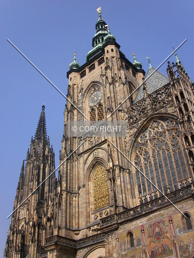Looking up from the eastern side