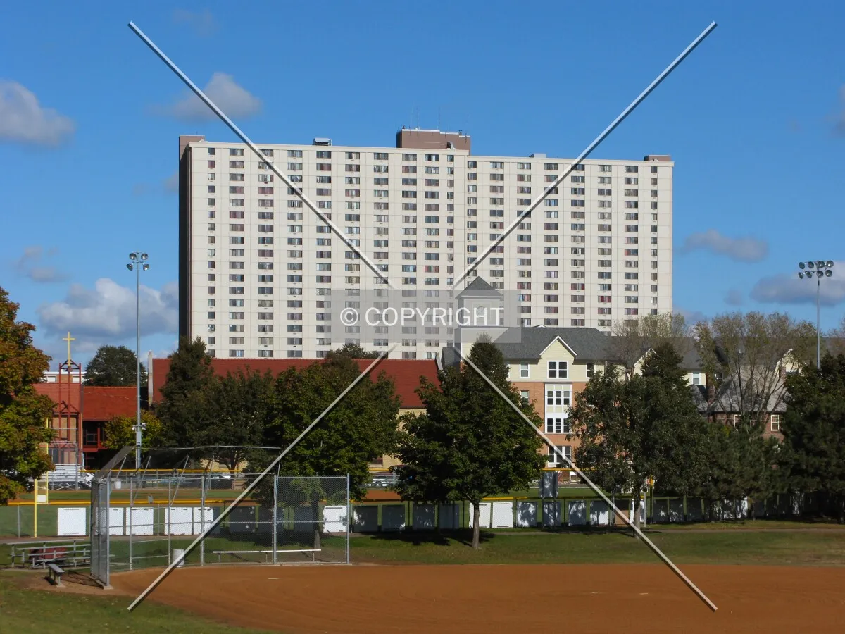 Distant view to the north from Concordia University