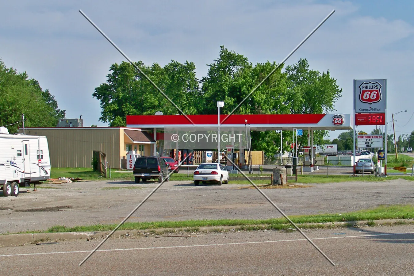 View from the northeast; May 31, 2011