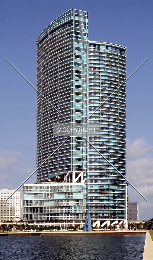 View from the east across Biscayne Boulevard