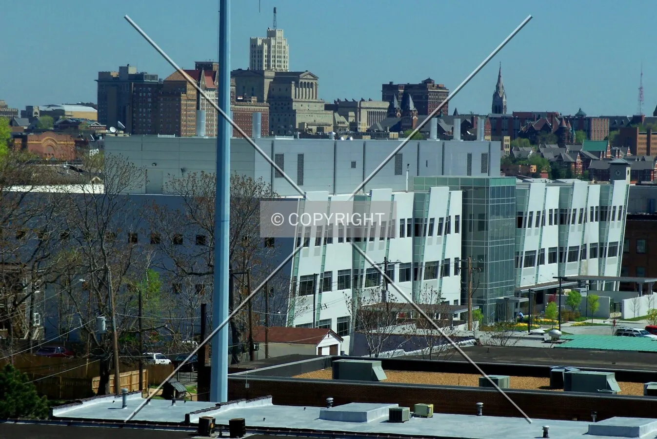 View from the southwest; April 2, 2007
