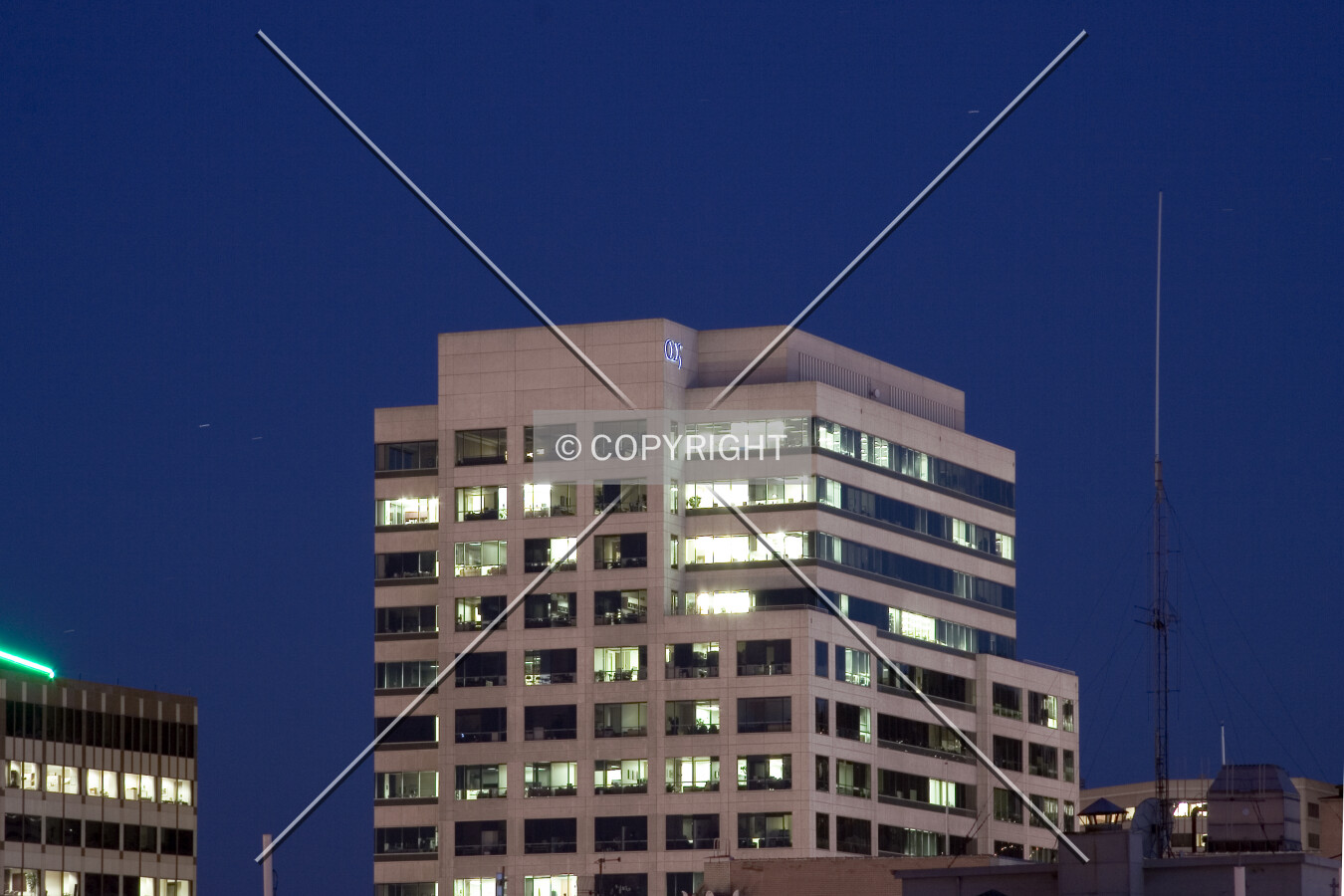 Distant view of the top