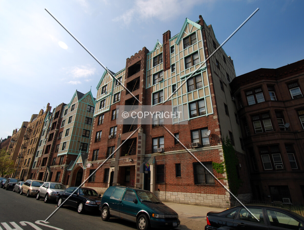 Viewed from the east along St Mark's Avenue