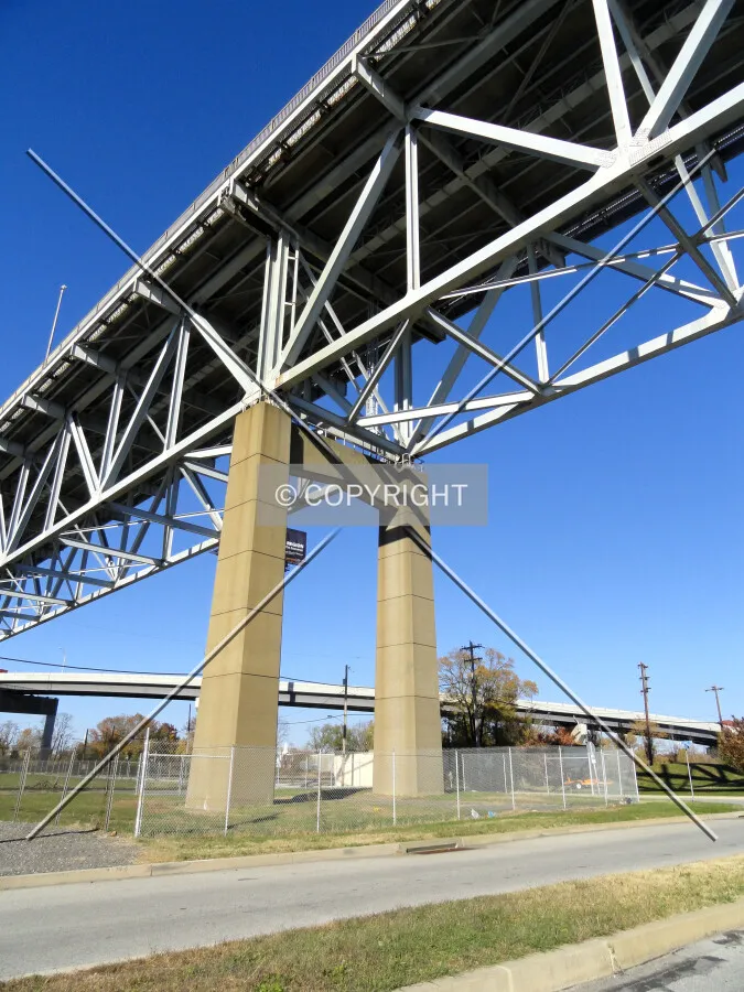 Beneath the approach from Seaport Drive