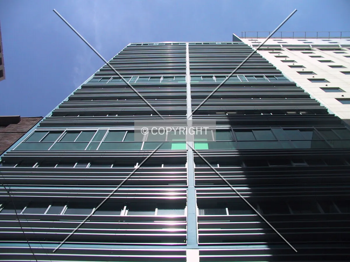 Looking up from Alberta Street
