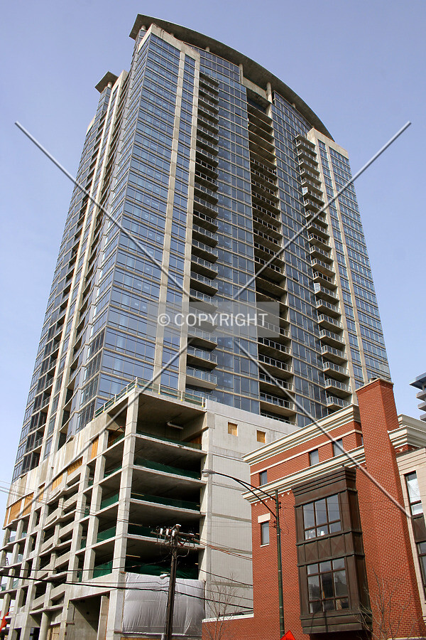 Looking up from the southeast