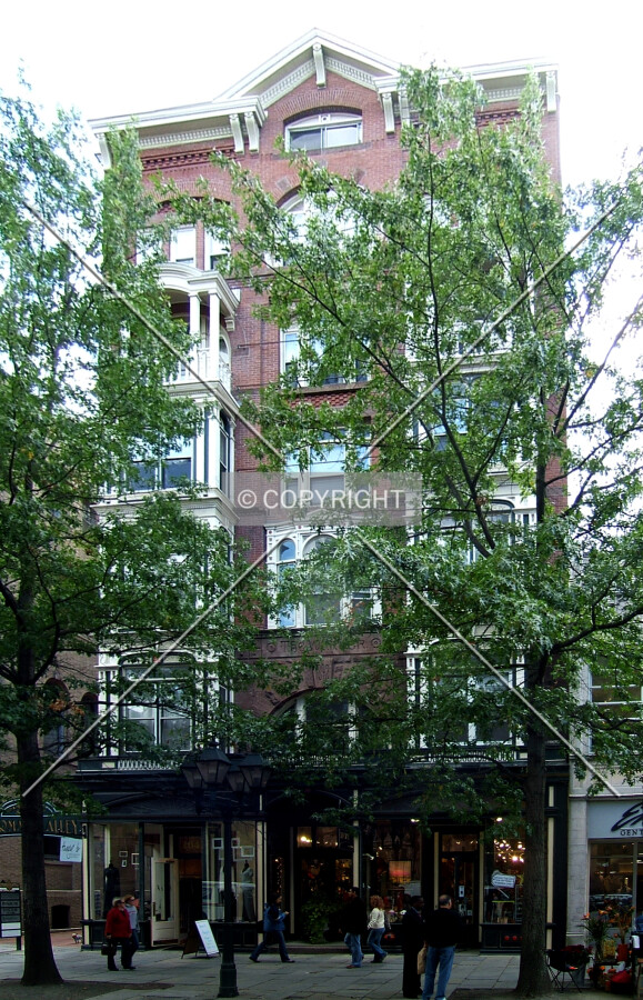 View from the northeast on Chapel Street