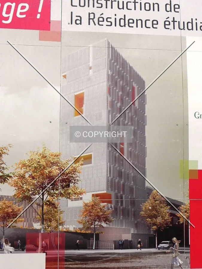 Rendering shown on the commercial pannel.