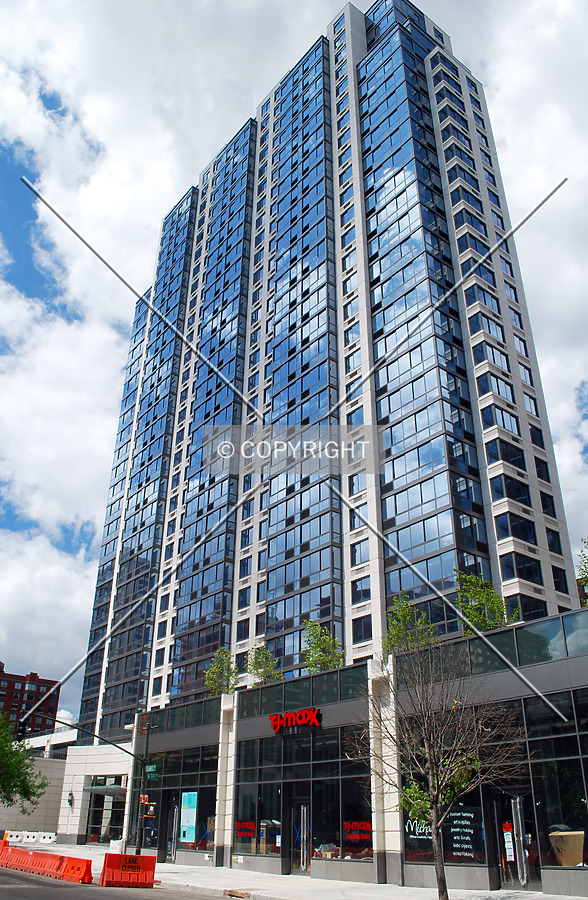 Looking up from Columbus Avenue