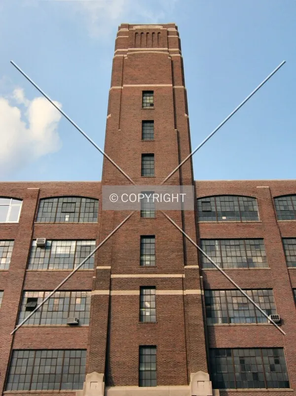 Looking up the tower from Washington Avenue North