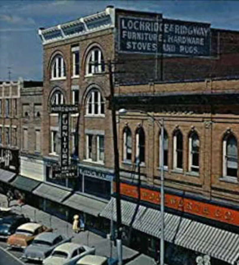 Vintage view from the southeast