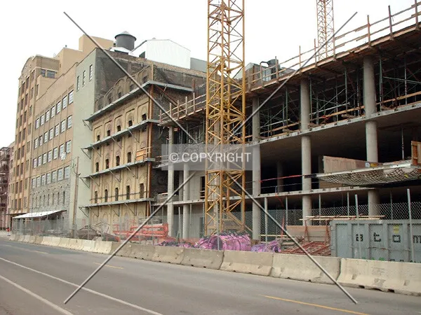 View to the northwest along 2nd Street, Washburn Lofts in distance