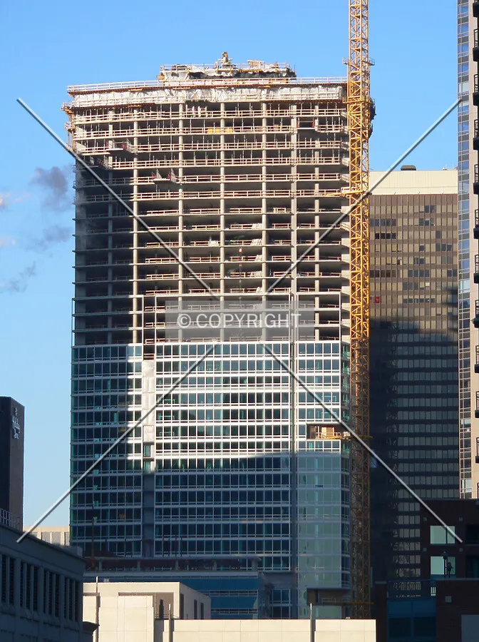 View to the north from Wacker Drive