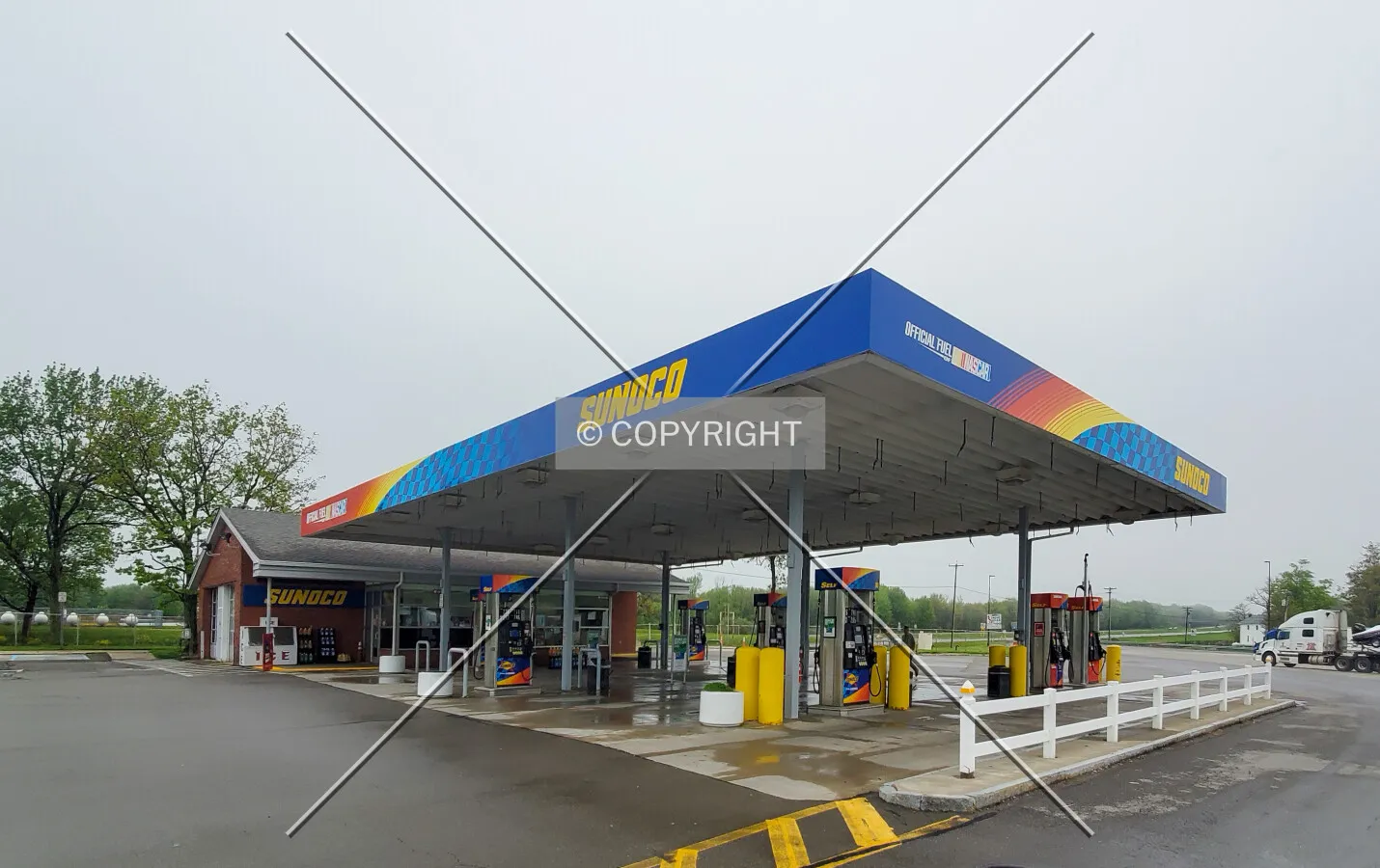 Southwest view; May 23, 2020