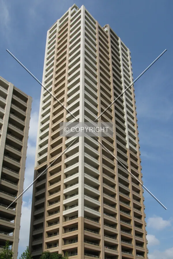Looking up from the southwest