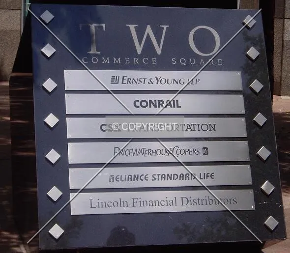 The tenant sign on Market Street
