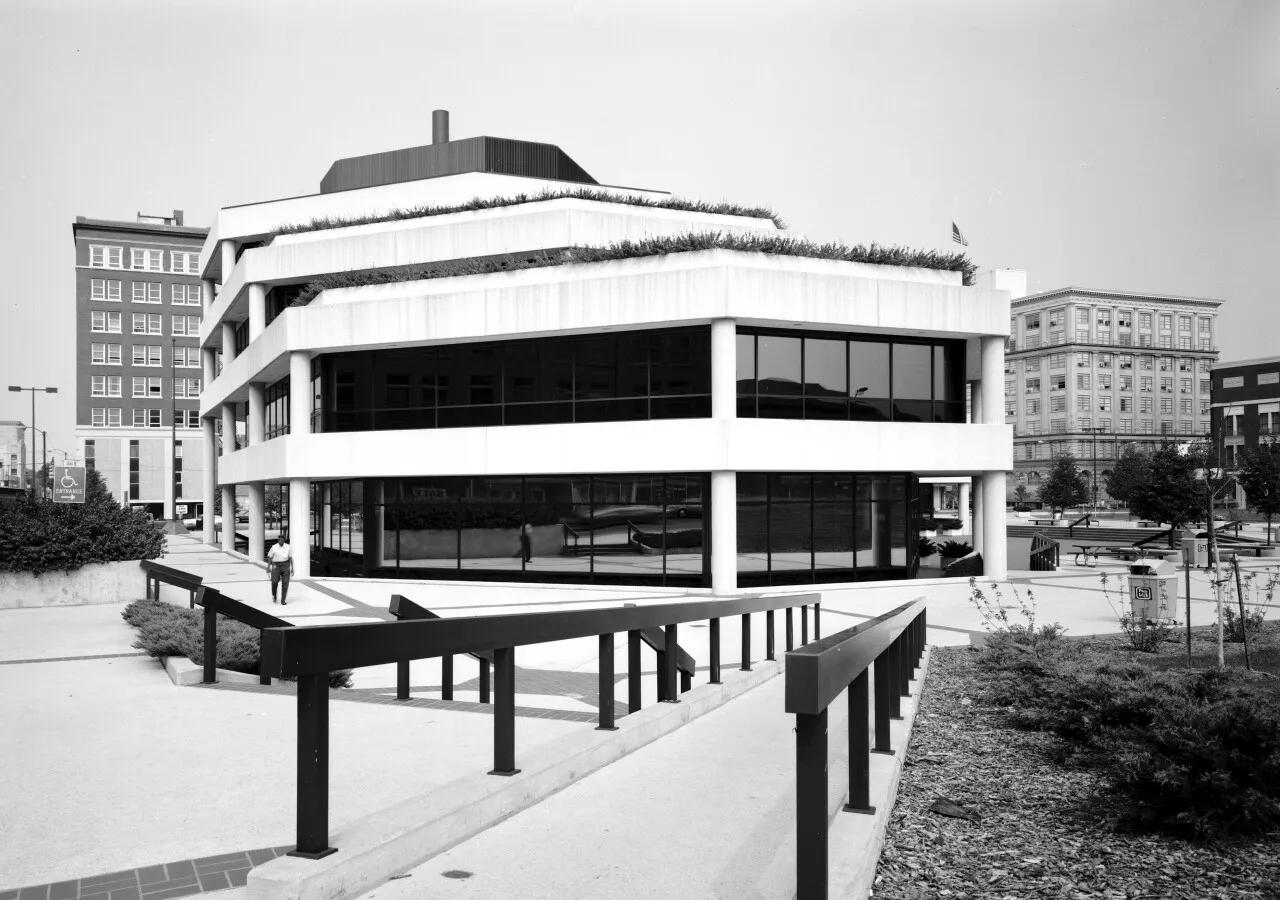 Vintage view from the southeast