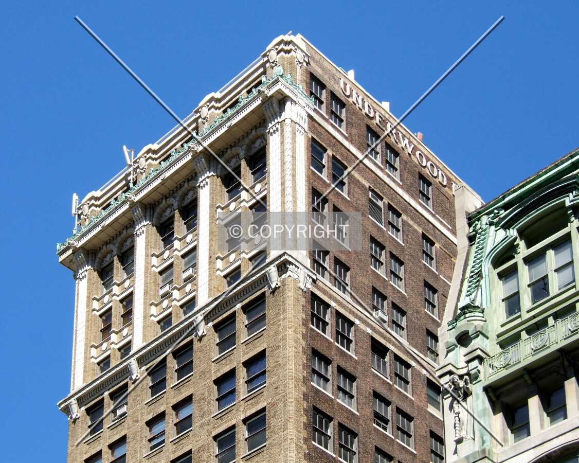 Building crown from the south