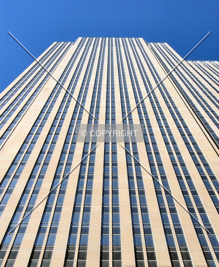 Looking up from Marquette Avenue
