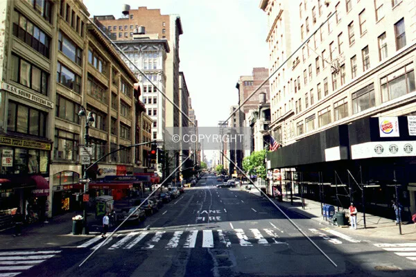 A typical street in Downtown Manhattan