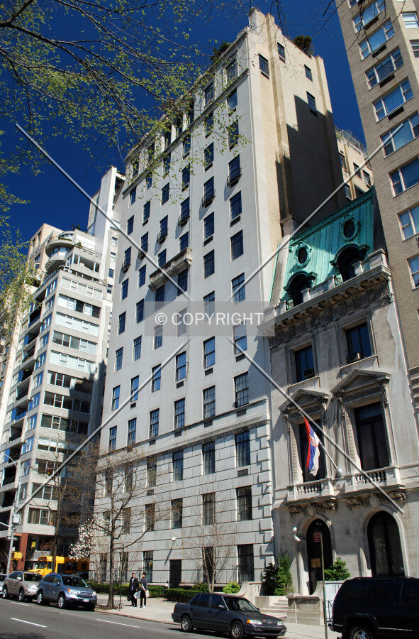 View northeast along 5th Avenue