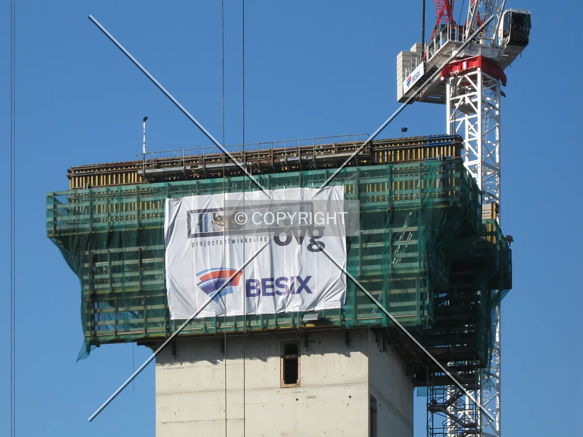 View of the formwork