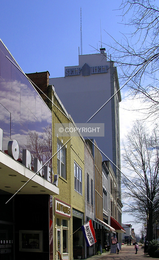 Looking east from Hay Street