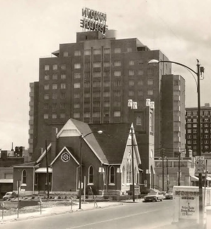 Vintage view from the northwest