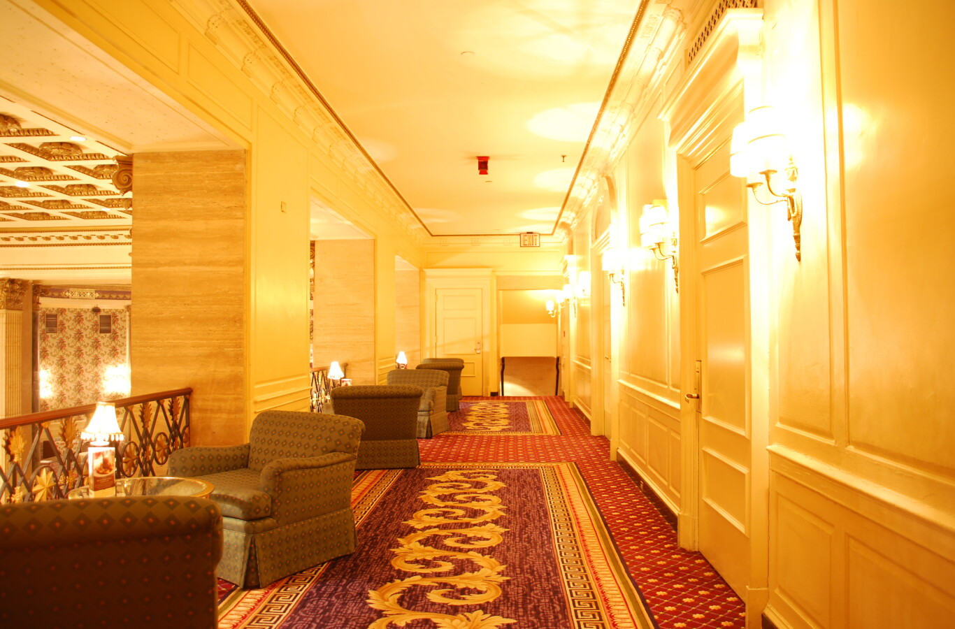 Mezzanine 2nd floor corridor