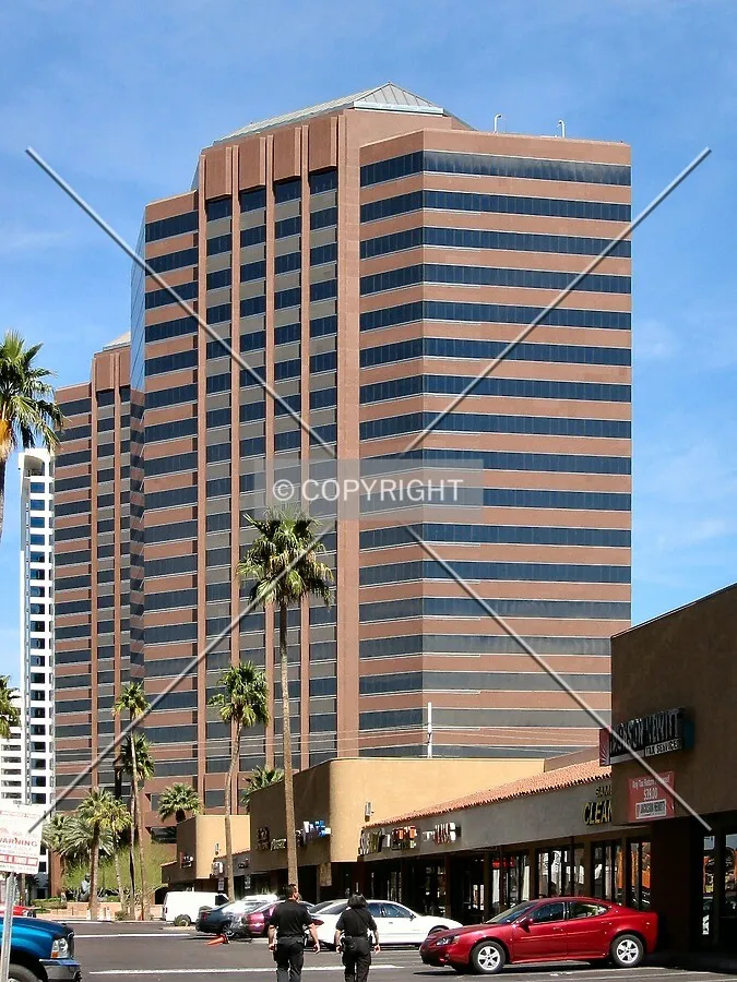 View to the north along North Central Avenue