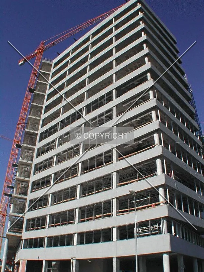 General view of the building from the south