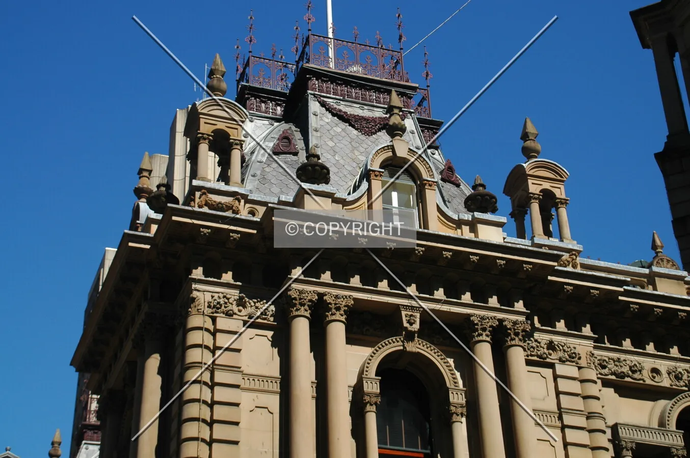 Top of the southeast corner