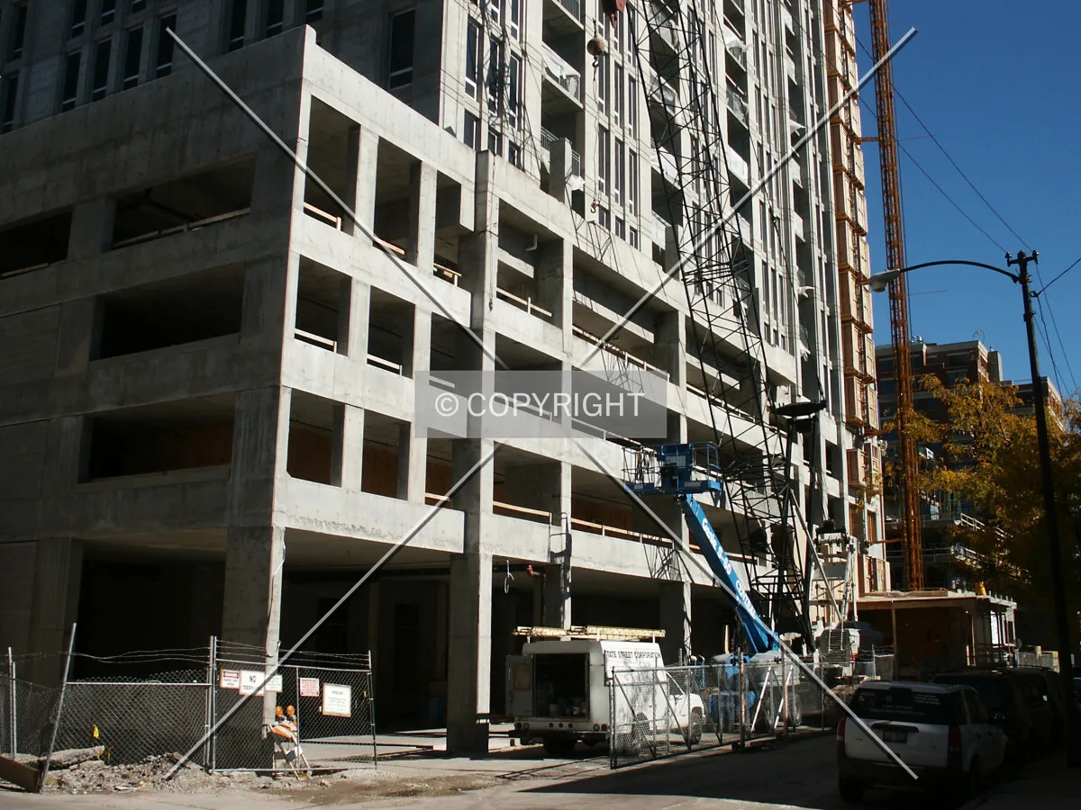 South side of the base