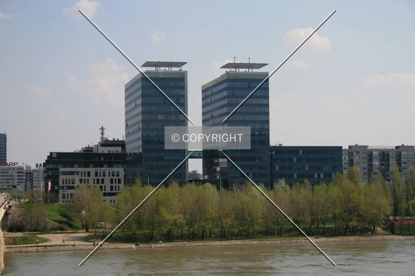 View from Árpád Hid