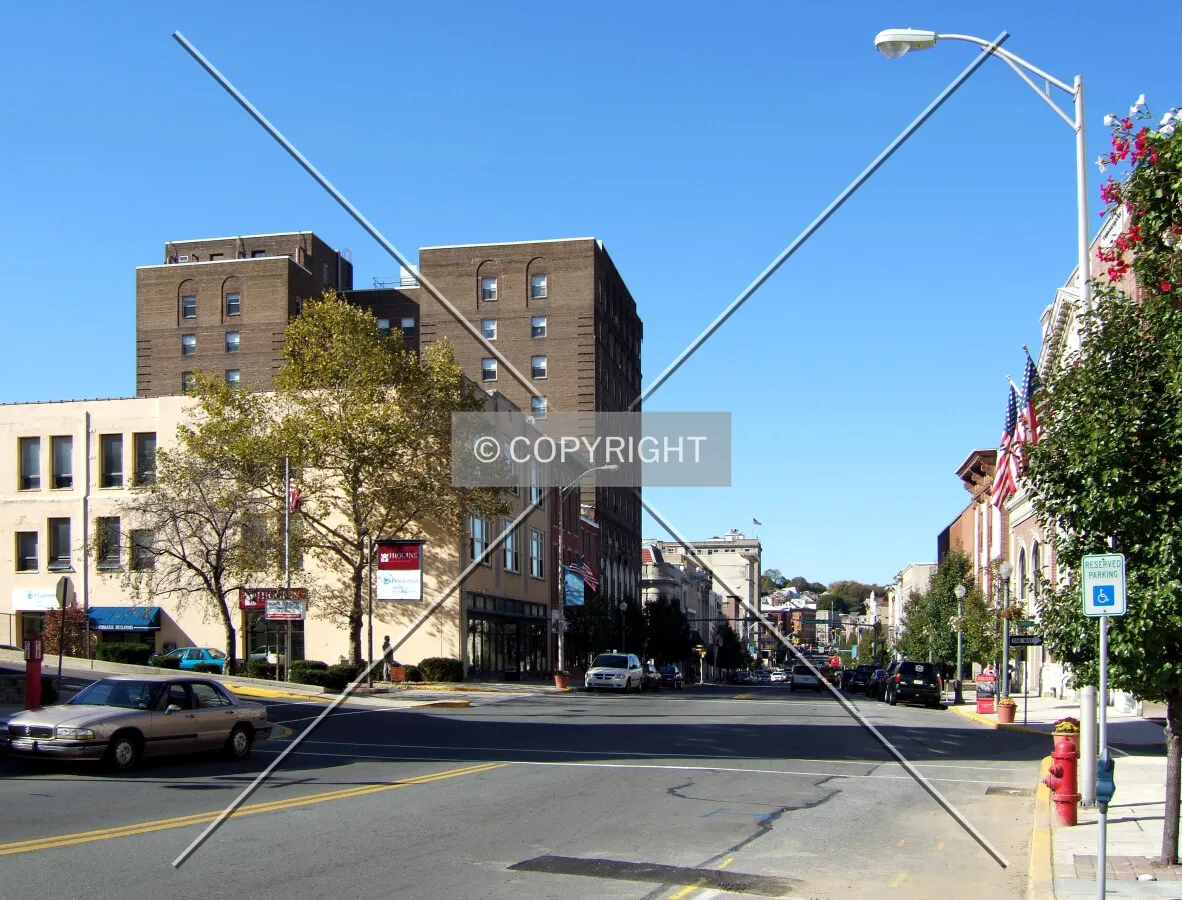 Centre Street from the southeast
