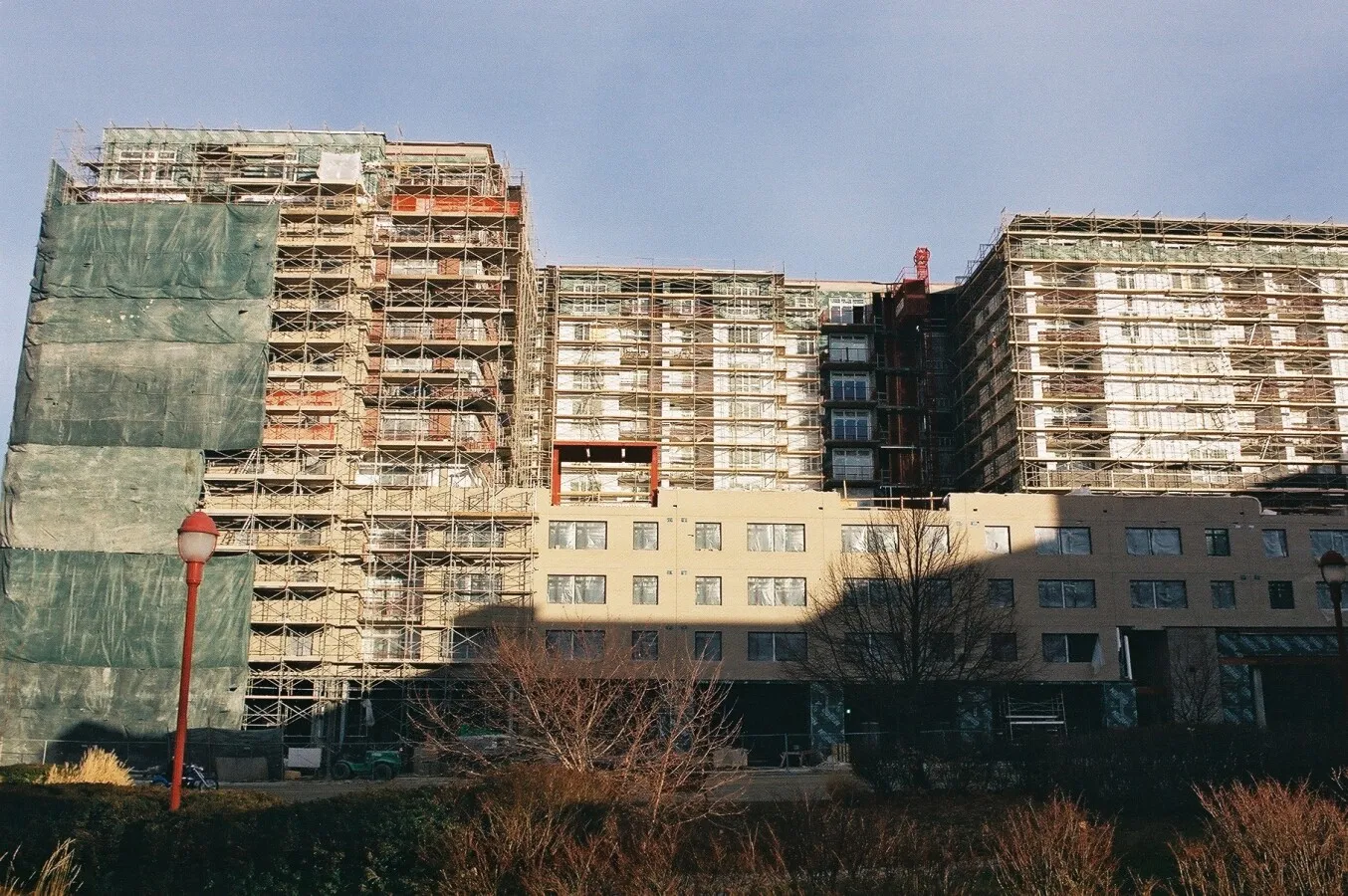 View to the east
