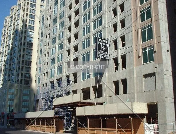 View of Ohio Street garage entrance