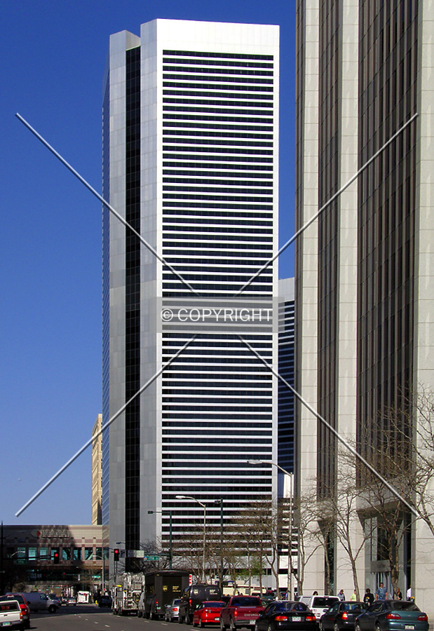 Looking northeast from the 16th Street Mall