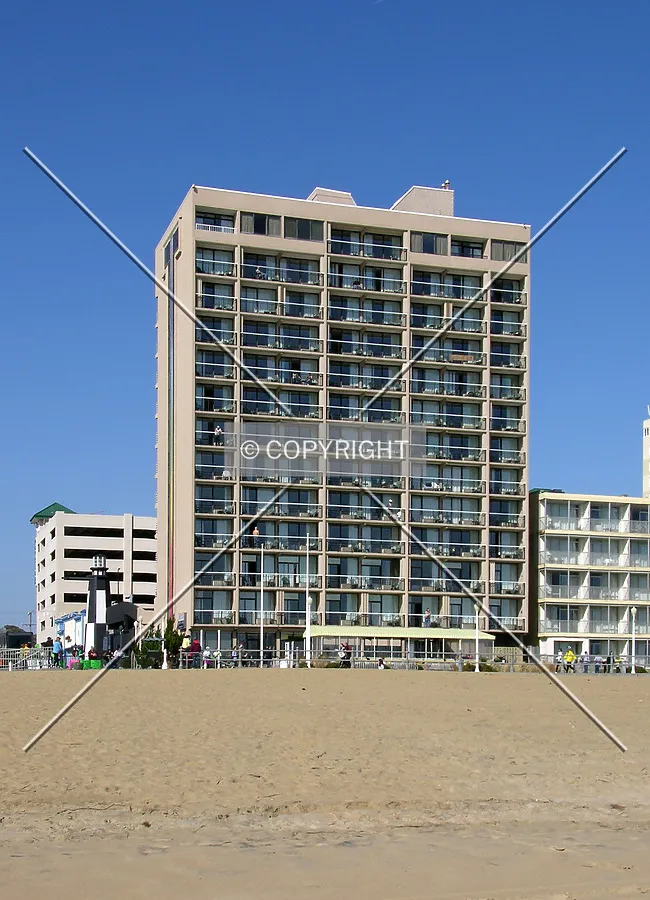 From the beach to the east