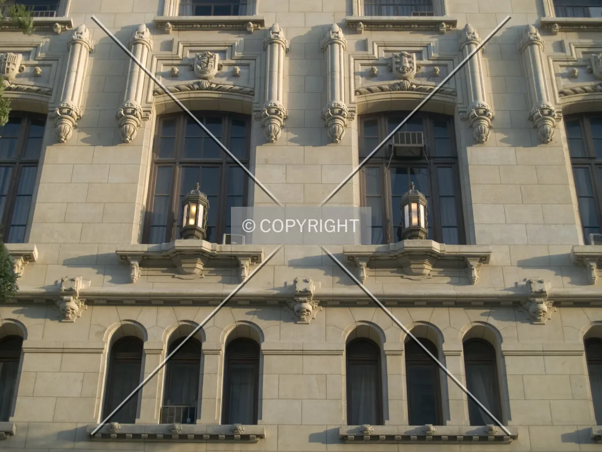 Detail of northern façade