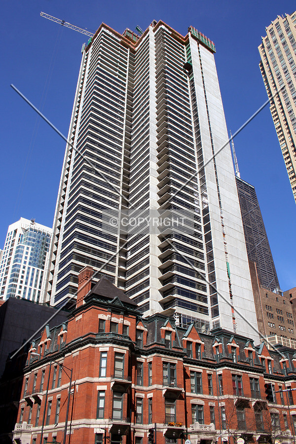 Looking up from the southwest