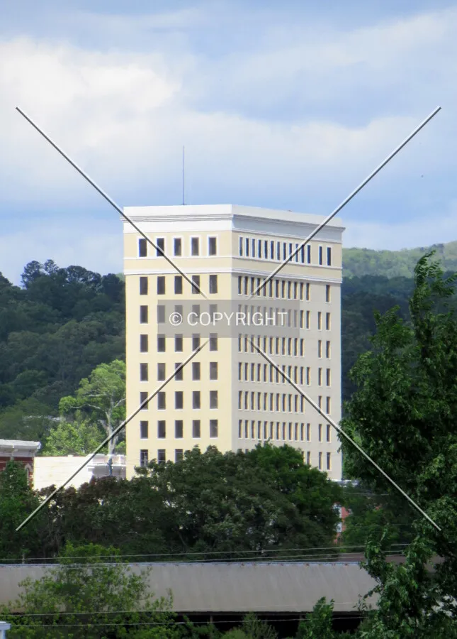Distant view from the southwest