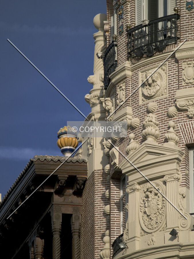 Detail of the tower