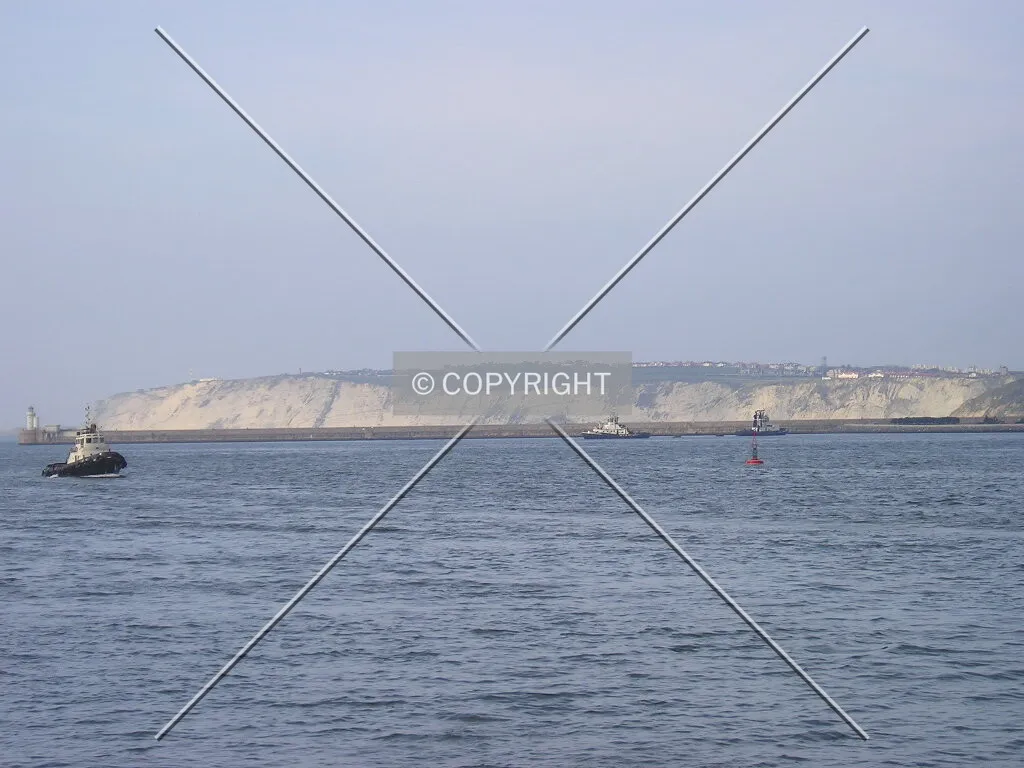 View of the cliffs at Aixerrota