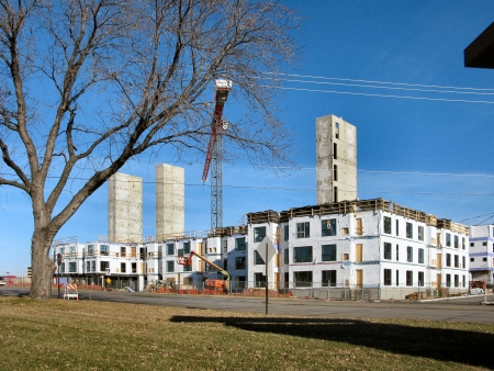 View to the northeast across Penn Avenue