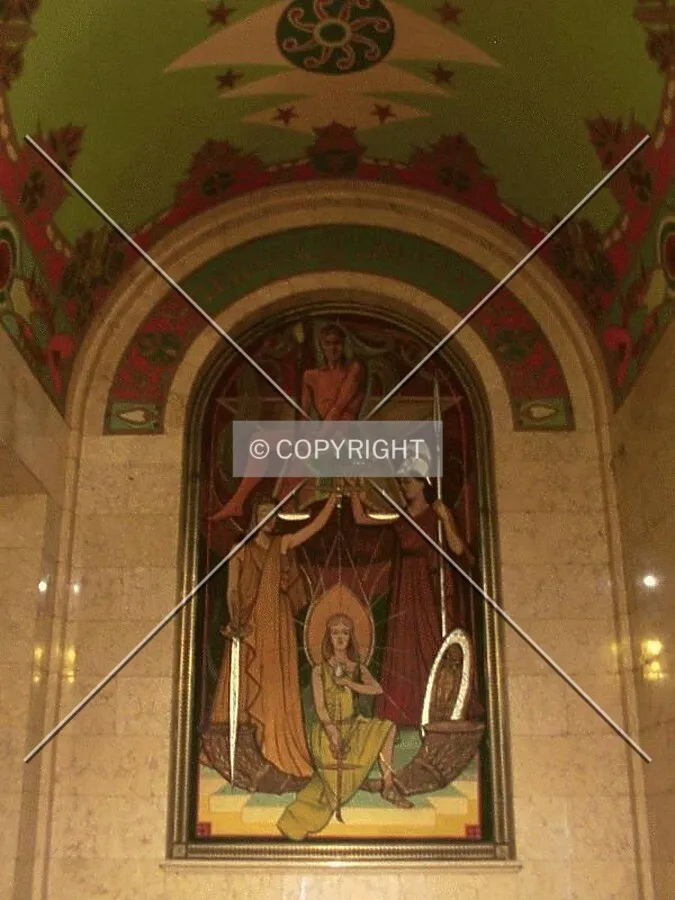 North alcove in lobby